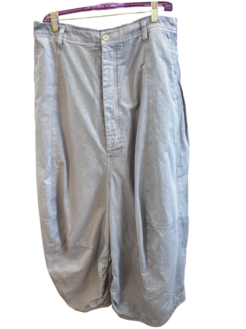 We The Free endless night harem Lavender Wide-Leg Cropped Pant current, sold out - Picture 6 of 12